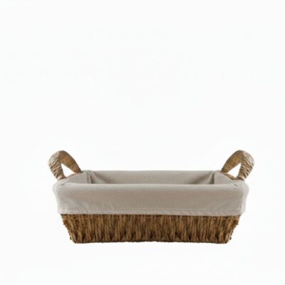 CESTA EM FIBRA COM ALÇA P