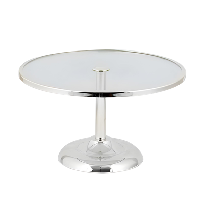 DOCEIRA PÉ VIDRO E PRATA M