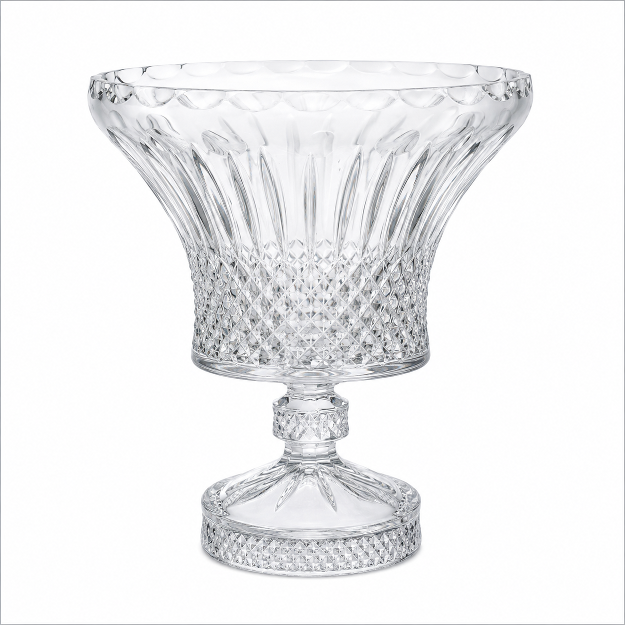 VASO CRISTAL LAPIDADO